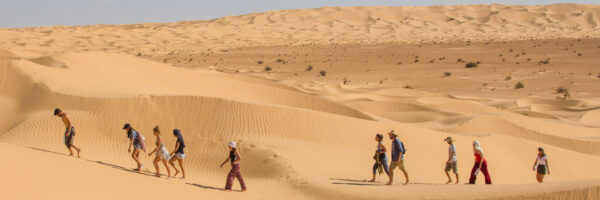 Soft trekking désert Tunisie