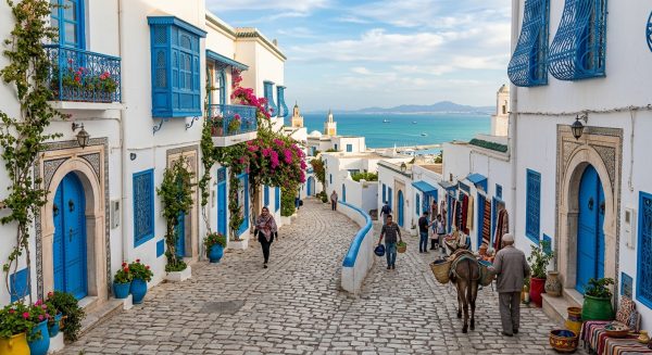 Sidi Bou Saïd : au-delà des cafés touristiques, découvrez le village bleu et blanc