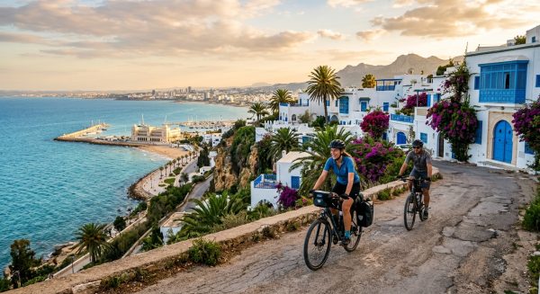 La Marsa et Sidi Bou Saïd à vélo : le circuit idéal