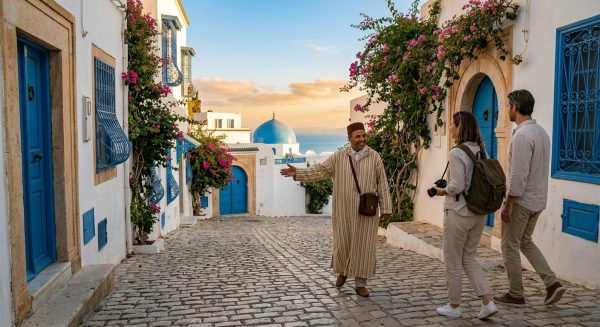 Éviter les foules à Sidi Bou Saïd : l’avantage d’un guide local