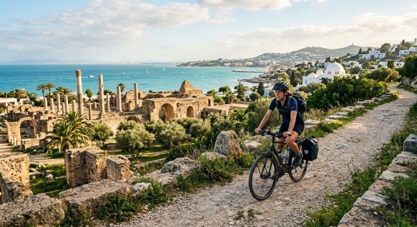 Carthage en une demi-journée : l’itinéraire idéal à vélo